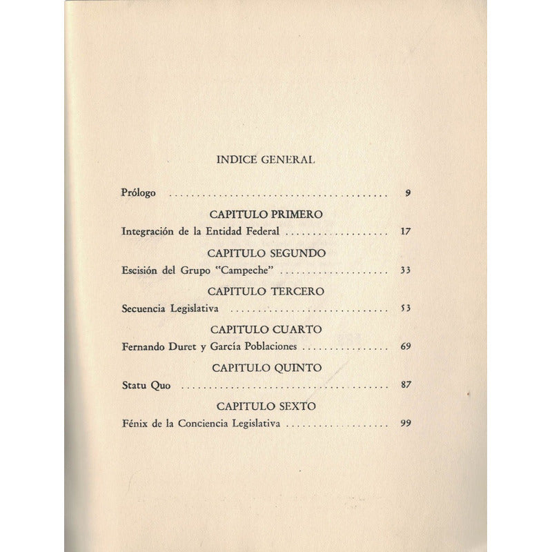 Campeche Legislatura Federal: 1857-1914. Carlos J Sierra1960