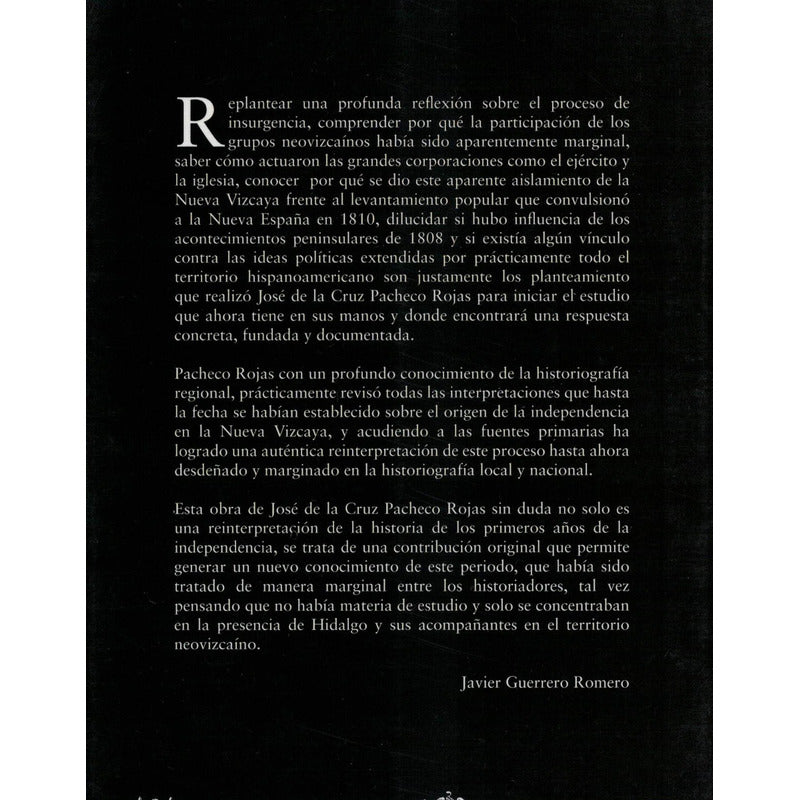 Proceso De Independencia En Durango 1808-12. Pacheco Rojas