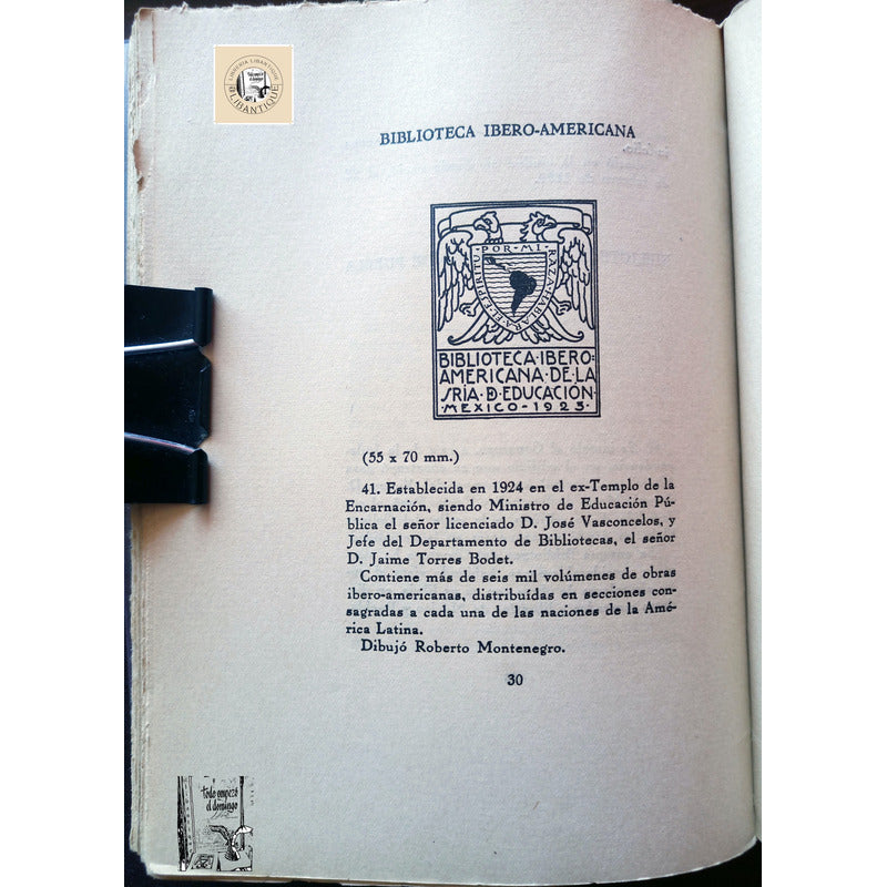 Ex Libris Y Bibliotecas De Mexico. Felipe Teixidor 1931