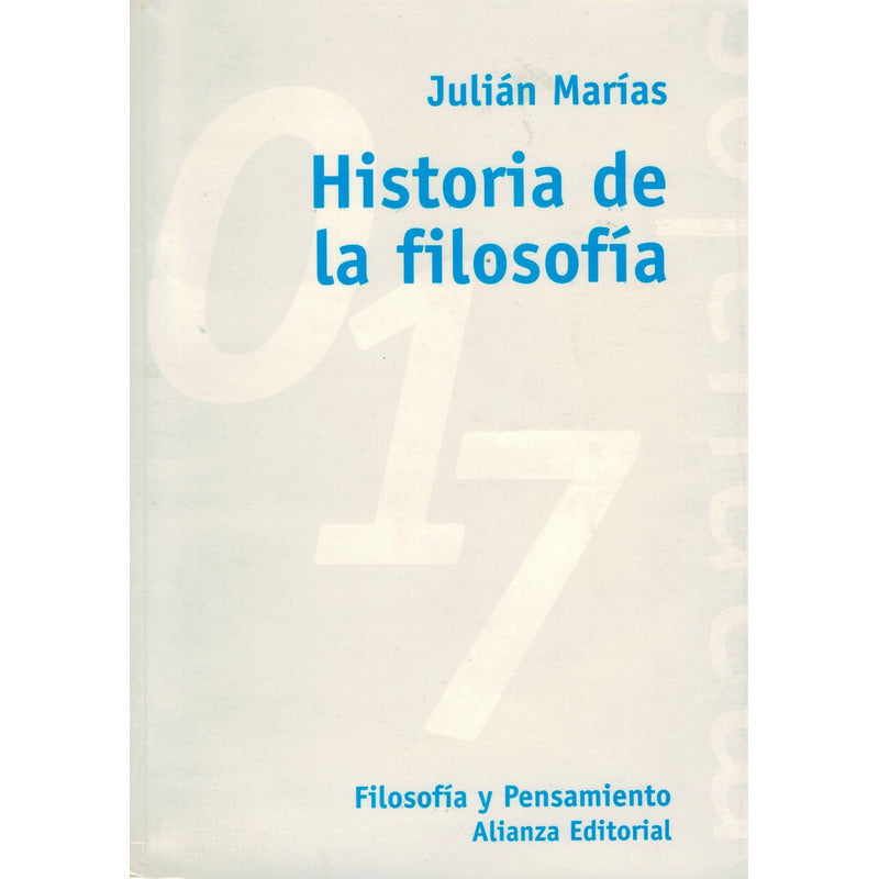 Historia De La Filosofia. Julian Marias