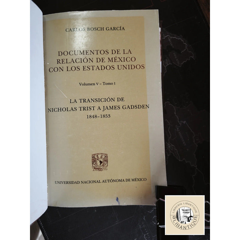 Documentos Relacion Mexico Estados Unidos (6v) Carlos Bosch