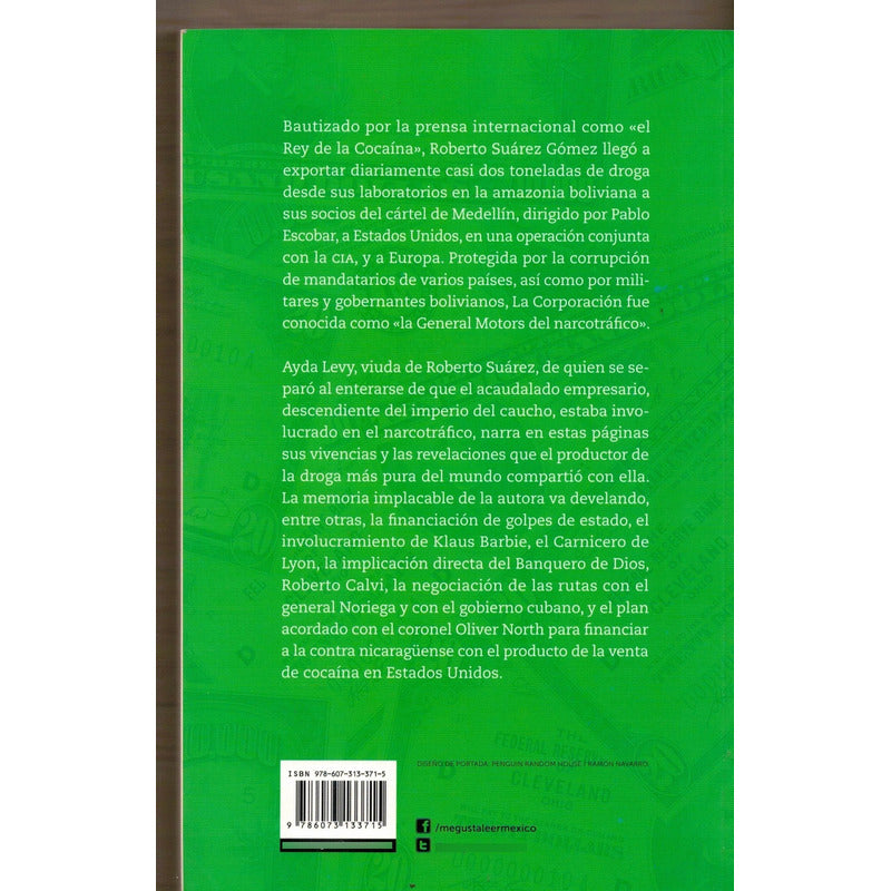 Rey De La Cocaina. Ayda Levy, Mexico 2015 (memorias)