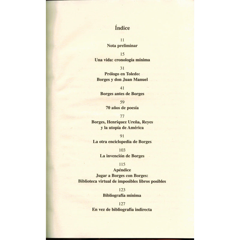 Jorge Luis Borges: Una Invitacion A Su Lectura, Mexico 1999