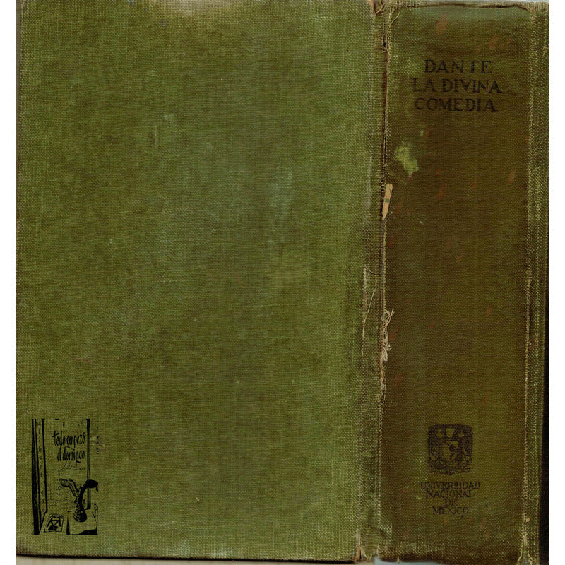 Divina Comedia. Dante Alighieri, Mexico 1921