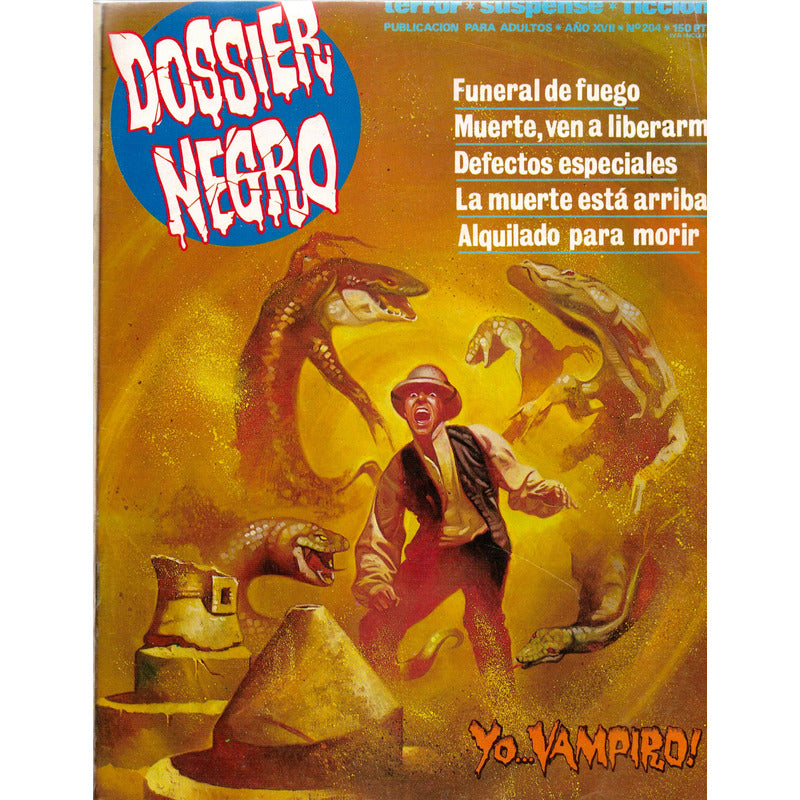 Dossier Negro (#204, #205, #206, #207) Yo Vampiro 1990 Comic