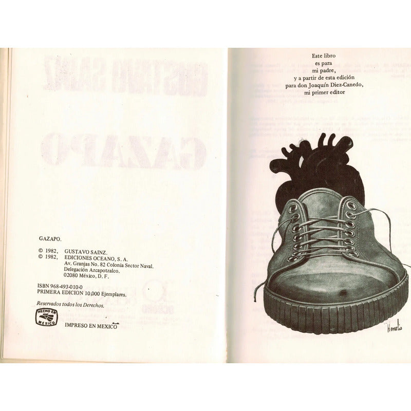 Gazapo. Gustavo Sainz, Mexico 1982 (1a)