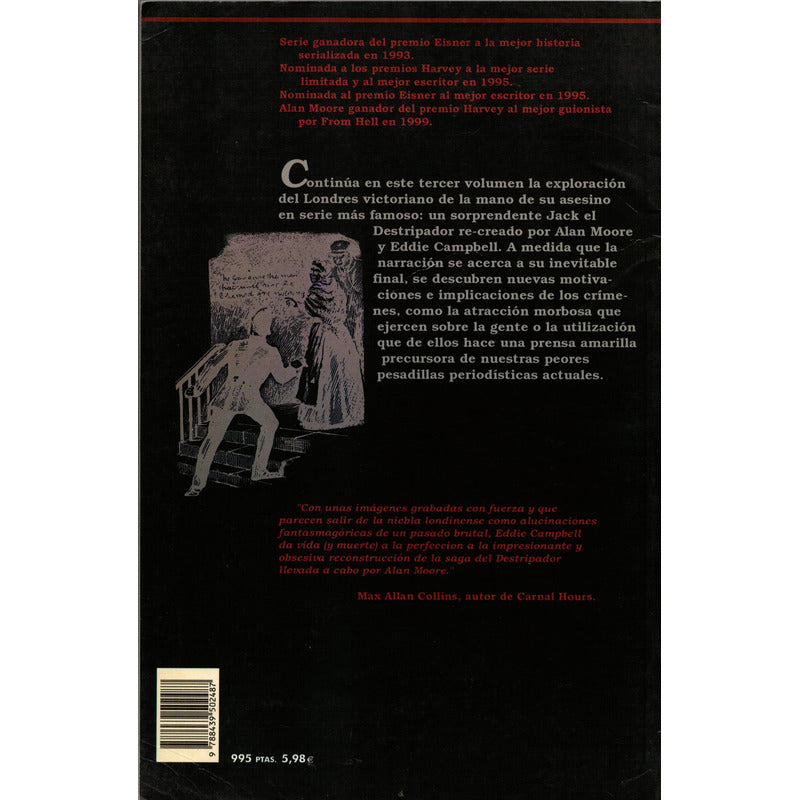 From Hell [5 Vol]. Alan Moore, España 2000 Comic