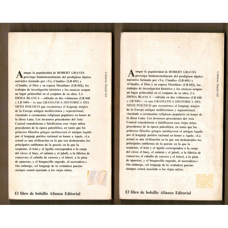 La Diosa Blanca -2v-. Robert Graves, España 1986