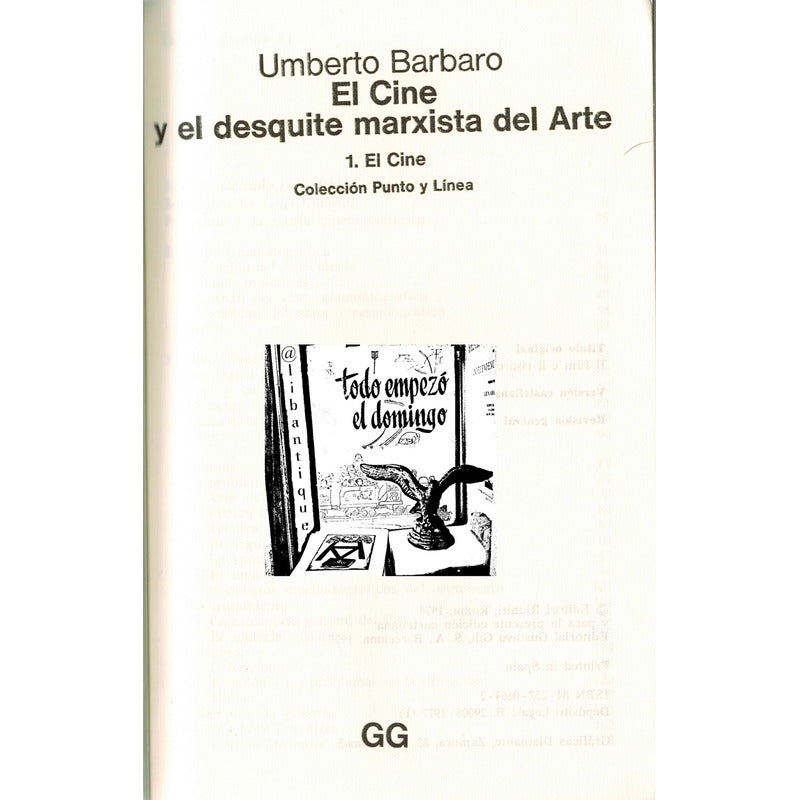 Cine, El Desquite Marxista Del Arte. U. Barbaro, España 1977