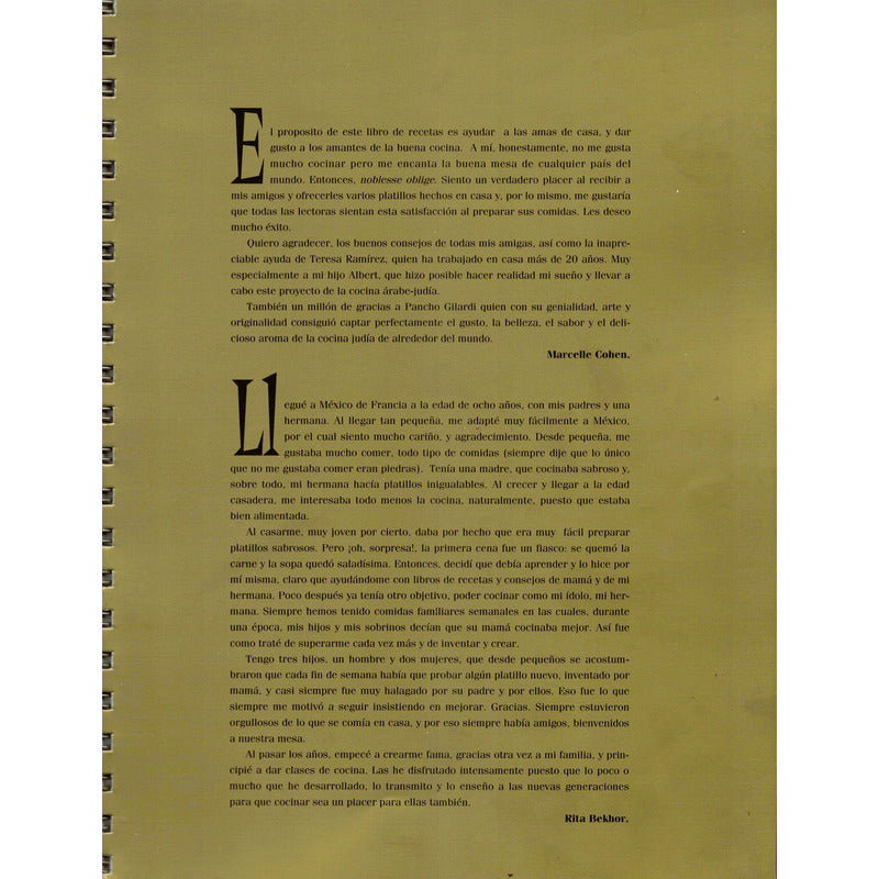 Cocina Arabe Y Judia. Marcelle Cohen, Gilardi Ed. 1993