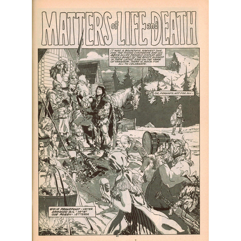 The Savage Sword Of Conan # 182. U S 1991