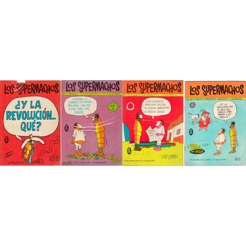 La Revolucion Mexicana [4 Numeros] Supermachos