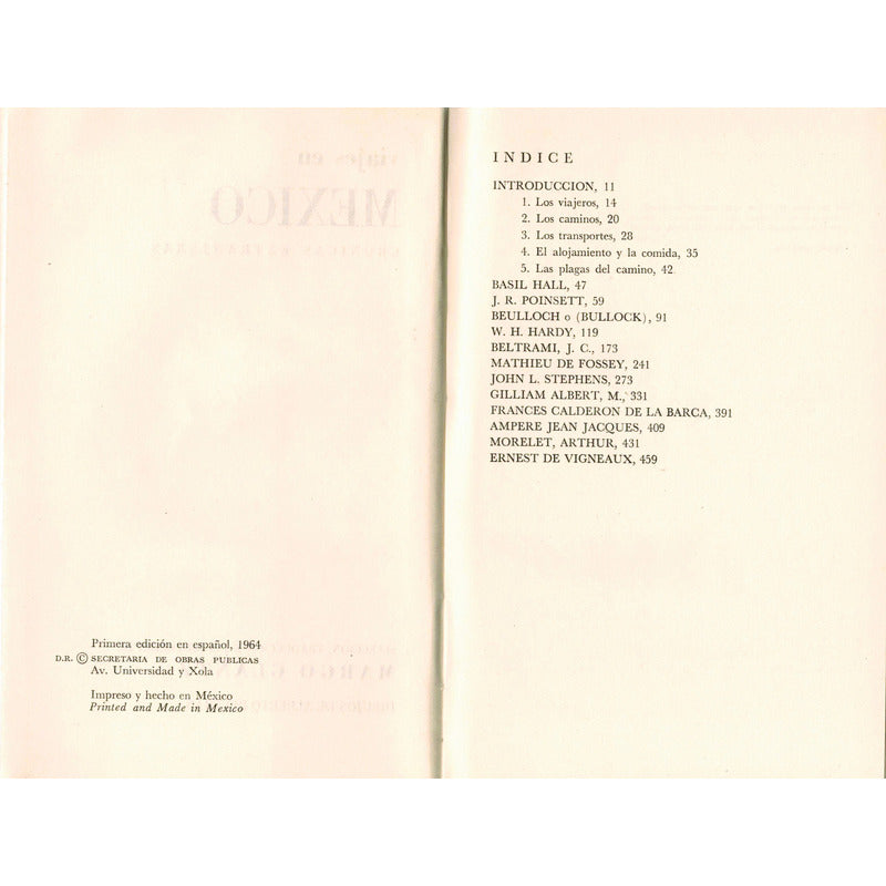 Viajes En Mexico. -2vol- Margo Glanz, Mexico 1964 {siglo 19}