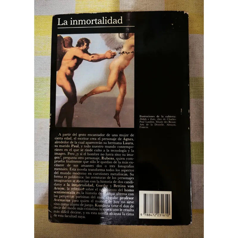 La Inmortalidad. Milan Kundera, España 1990