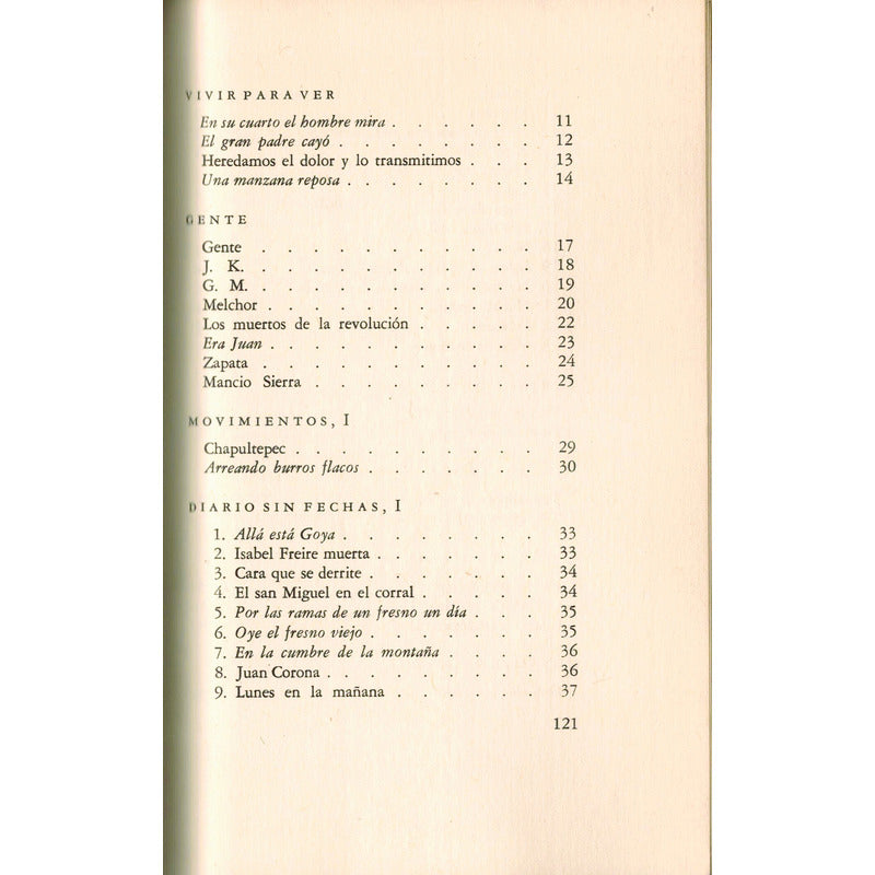 Vivir Para Ver. Homero Aridjis, Mexico 1977 (1a)