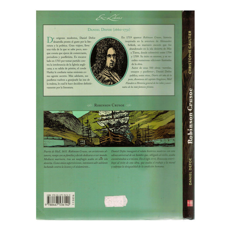 Robinson Crusoe. Christophe Gaultier, España 2009 Ilustrado