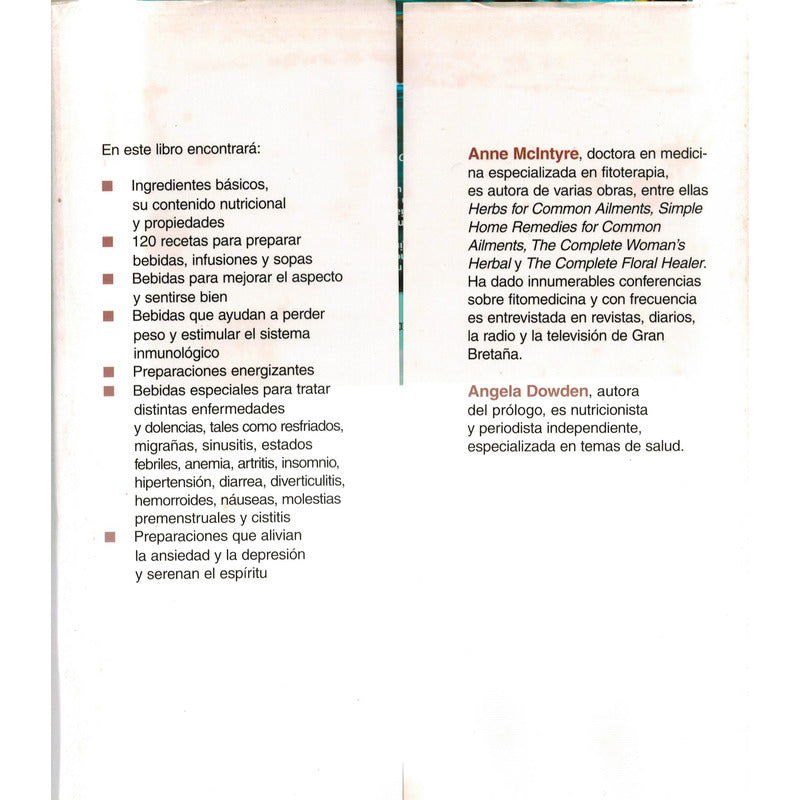 Bebidas Saludables Y Curativas. A Mc Intyre, Argentina 2000