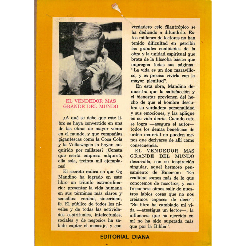 Vendedor Mas Grande Del Mundo. Og Mandino