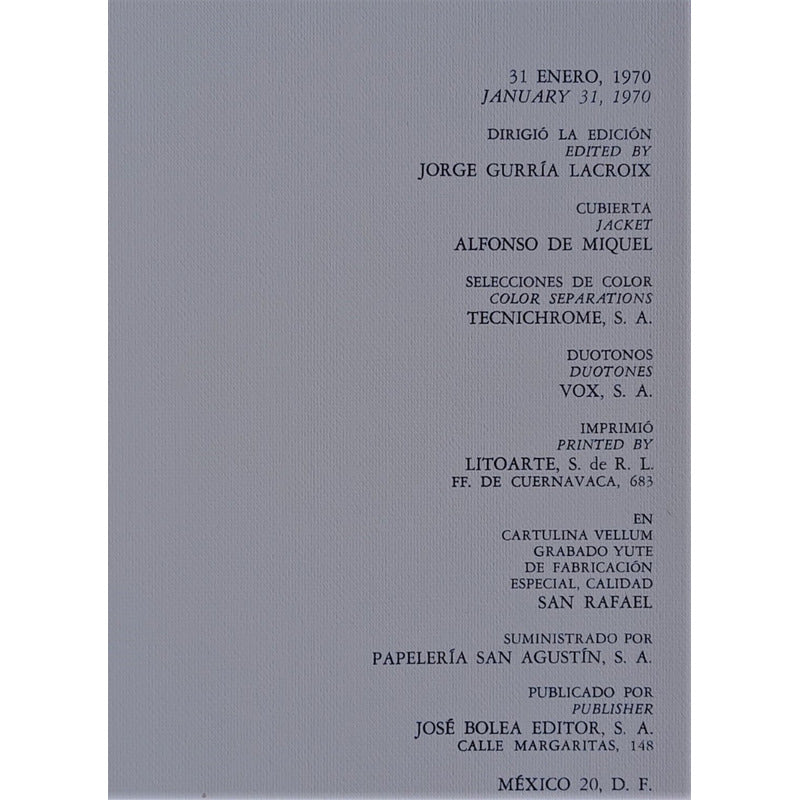 Masterpieces Mexican Prehispanic. Ignacio Bernal 1969