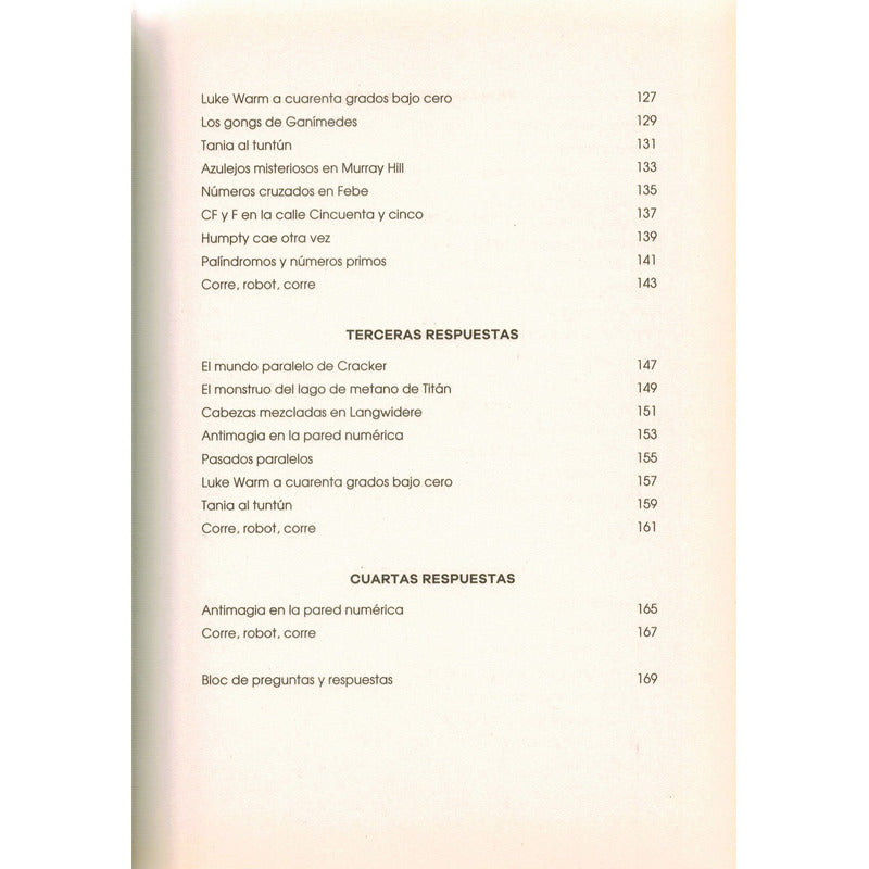 Enigmas Del Robot Farfel. Martin Gardner, España 2018