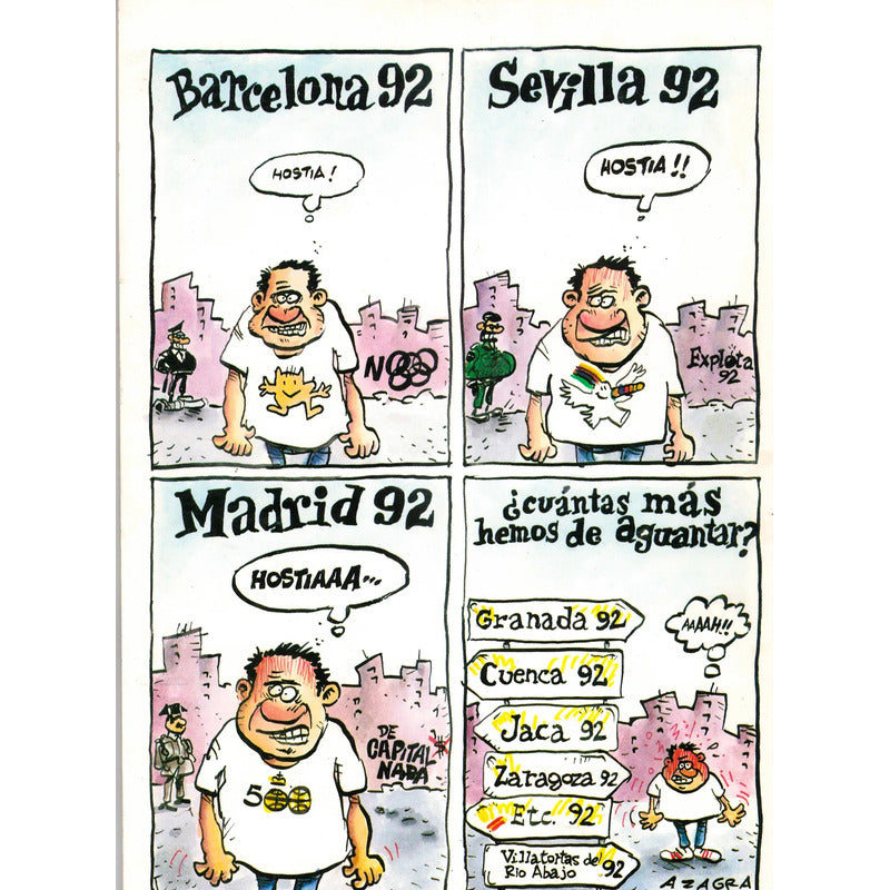 Dibujantes Contra El Quinto Centenario. España 1992
