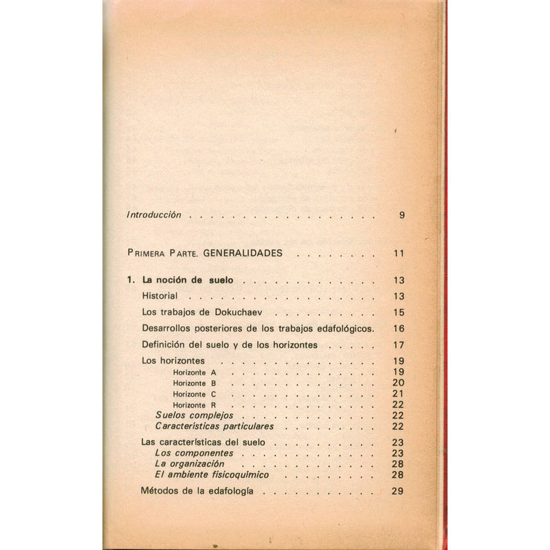 Edafologia, Suelo En Que Vivimos. Georges Aubert España 1986
