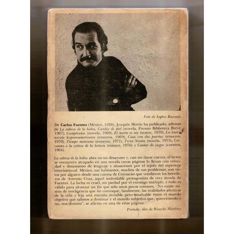 La Cabeza De La Hidra. Carlos Fuentes, Novela Policiaca (1a)
