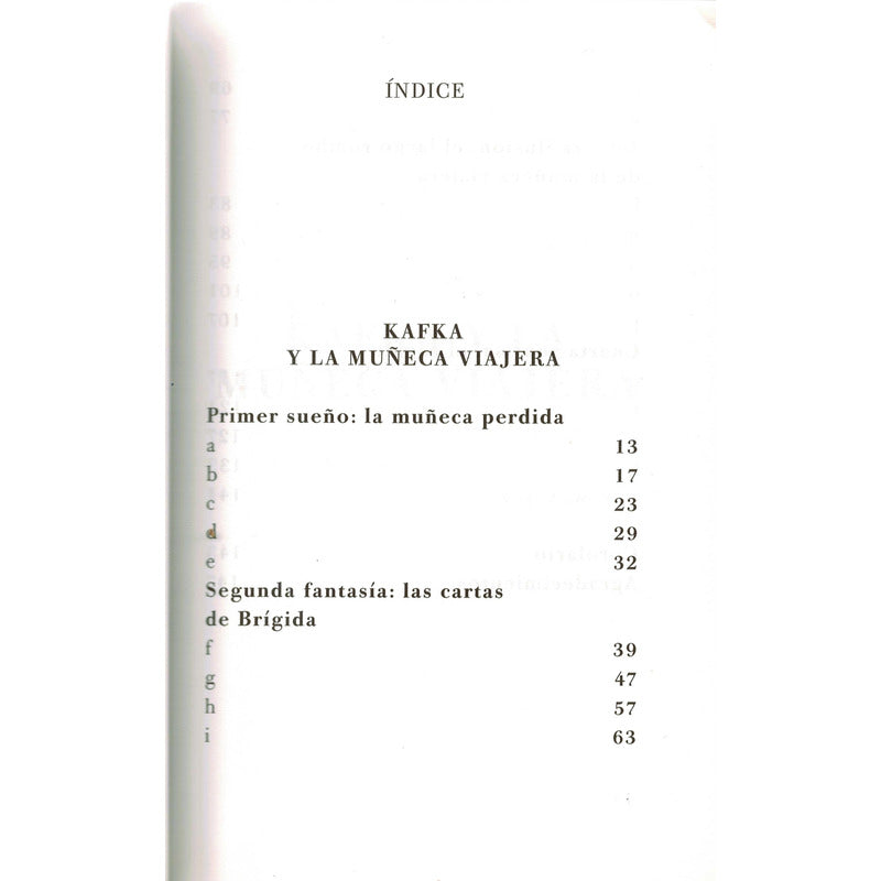 Kafka Y La Muñeca Viajera. Jordi Sierra, España 2008