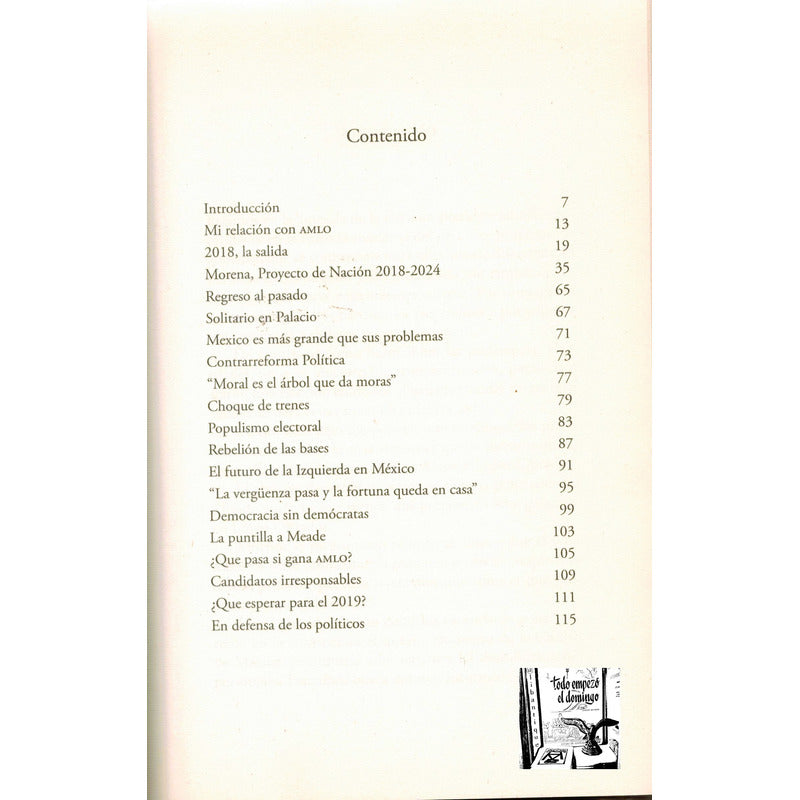 Repubica Amorosa De Lopez Obrador. Demetrio Sodi, 2018