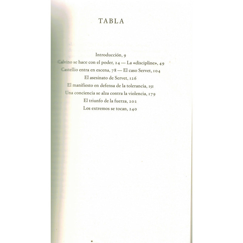 Castellio Contra Calvino. Stefan Zweig, España 2012