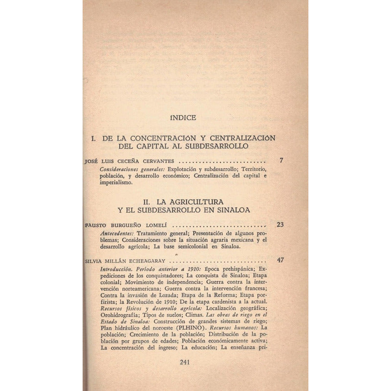 Sinaloa_crecimiento_y_desperdicio. Ceceña, U N A M_ed. 1973