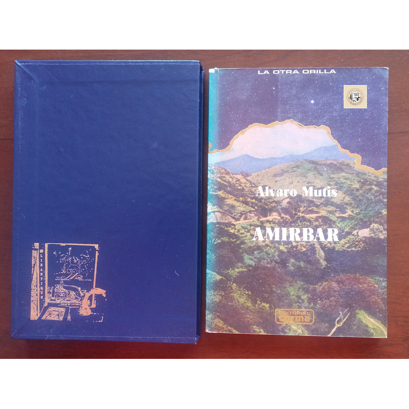 Amirbar. Alvaro Mutis, Colombia 1990 (autografo)