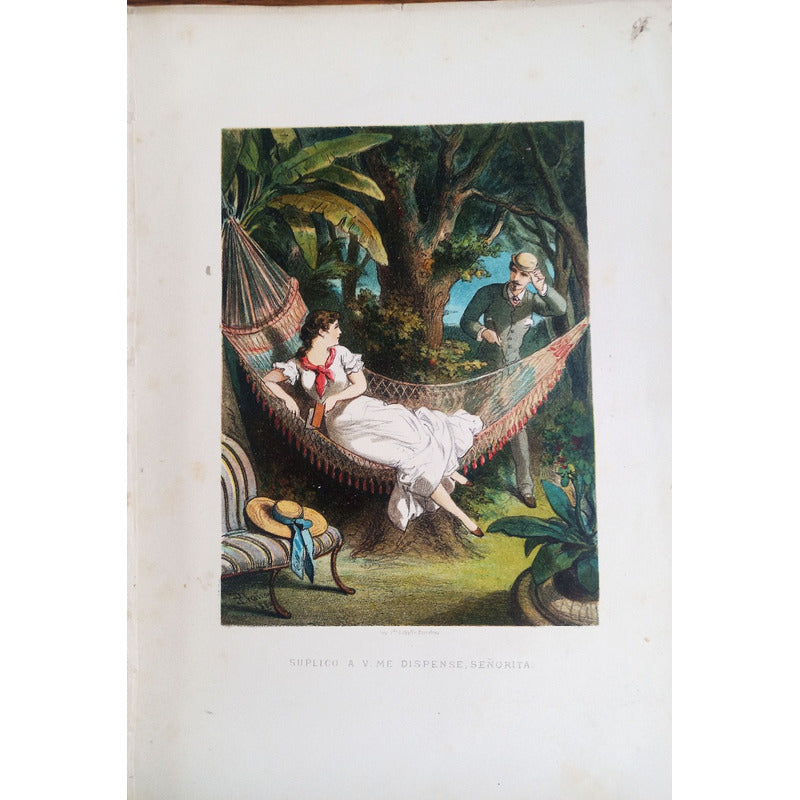 La Mujer Y El Amor -1 De 2-. España 1881 [cromolitografias]