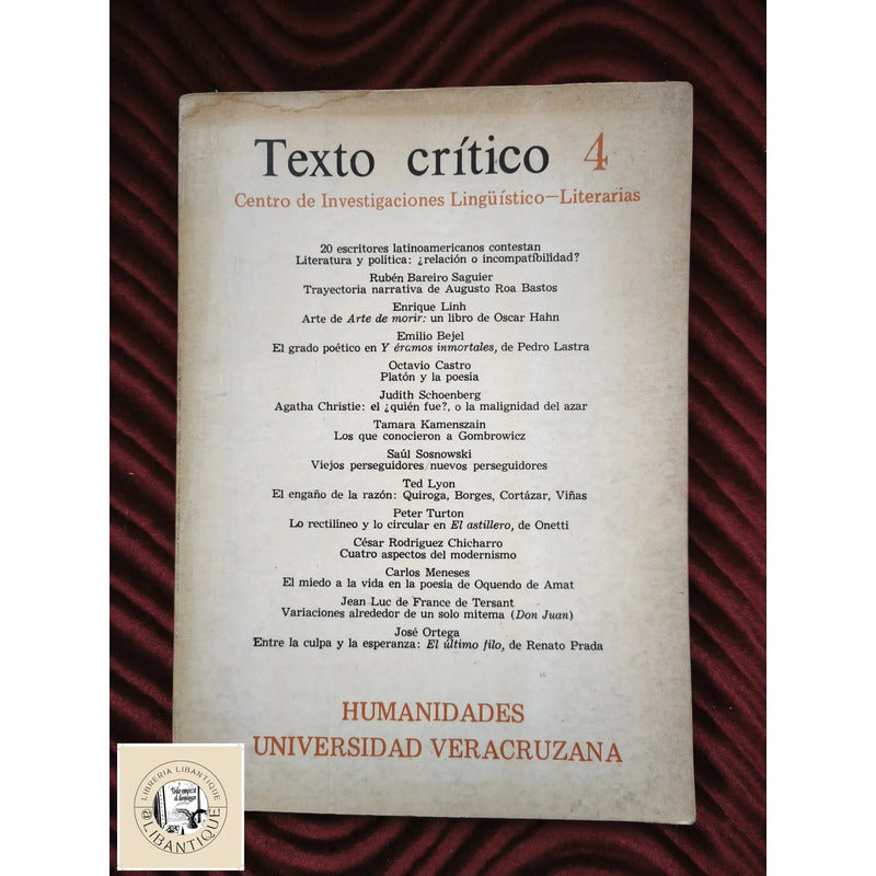 Texto Critico #4 Jorge Ruffinelli (dir.) 1976