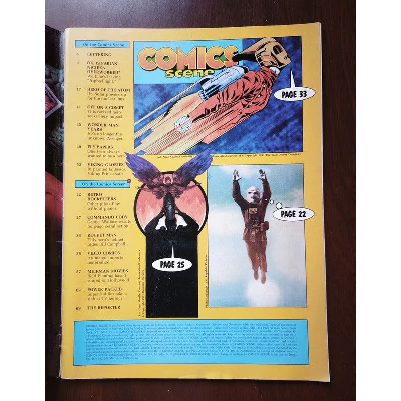 Comics Scene #20. U S 1991
