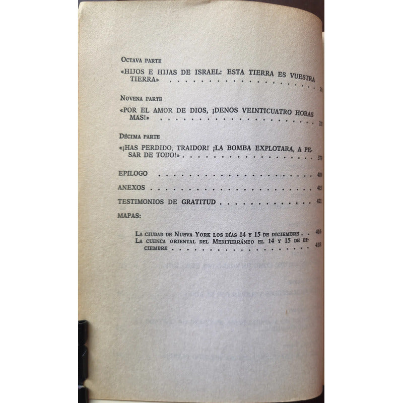 El Quinto Jinete. Dominique Lapierre (suspense)