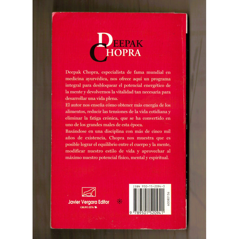 Energia Sin Limites. Deepak Chopra, Argentina 2000