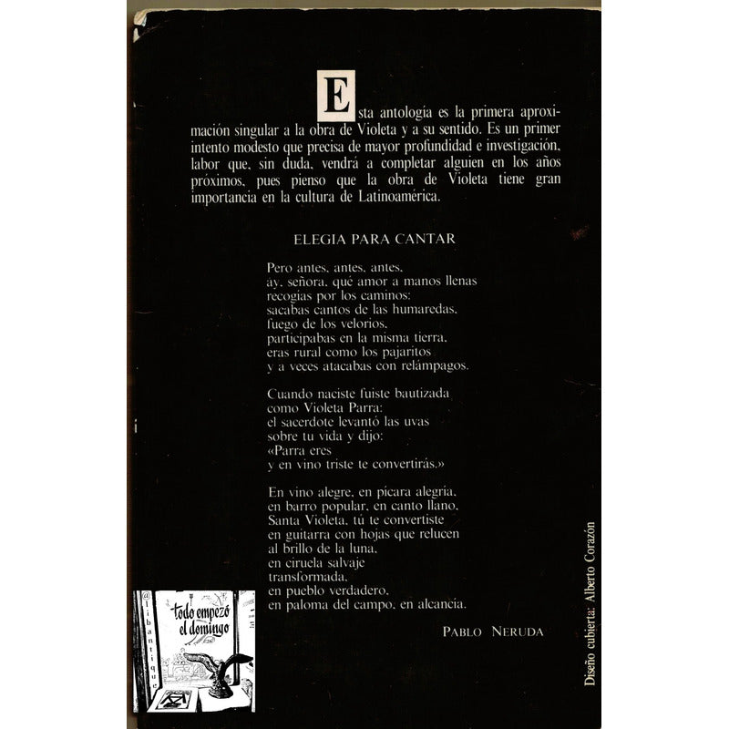 Violeta Parra. Canciones. Decimas. España 1983