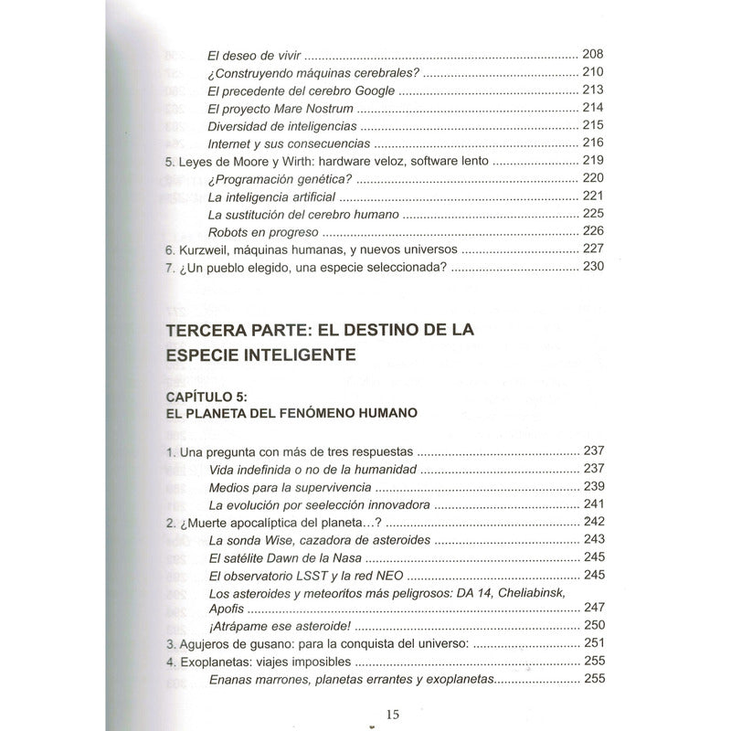 Cosmologia Y Visiones Cientificas De La Especie Humana