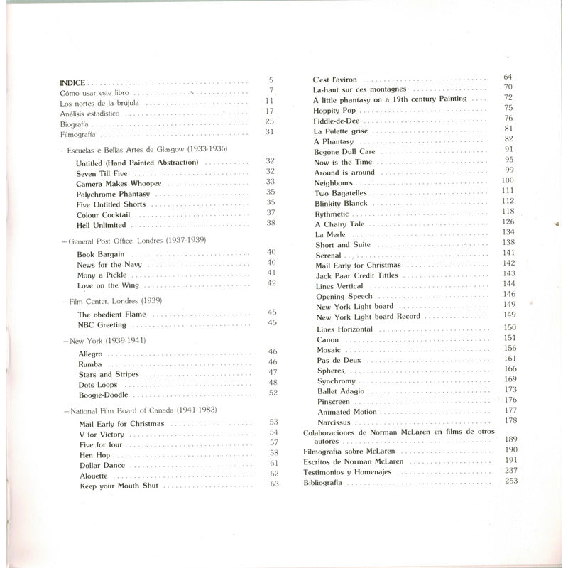 Norman Mc Laren 1932-1985. Jose J Bakedano, España 1987