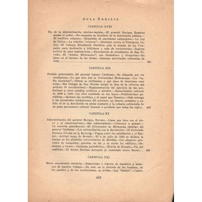 Aula Nobilis. P G Macias,_nicolaita_ed., Mexico 1940