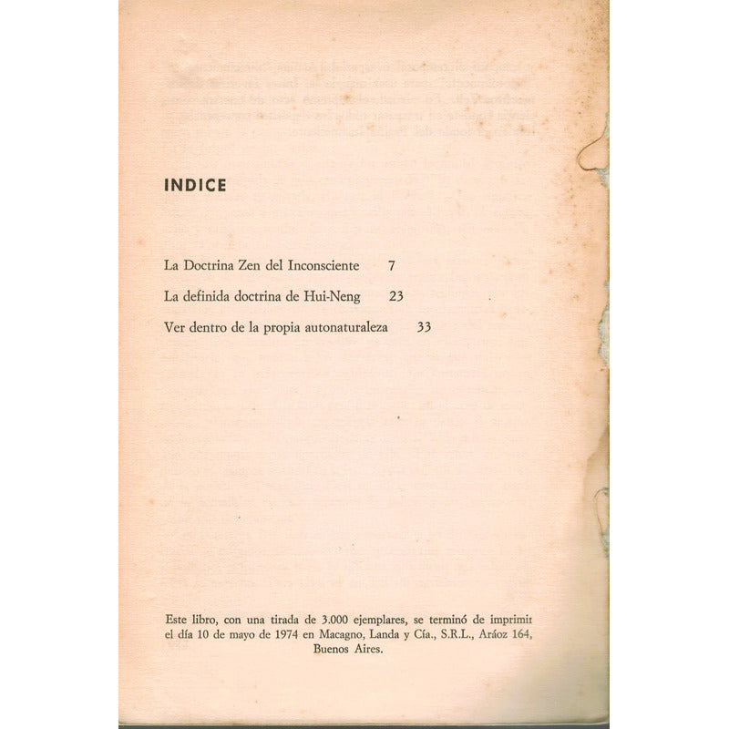 Doctrina Zen Del Inconsciente. Suzuki, Kier 1970