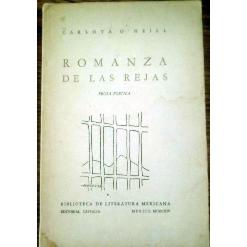 Romanza_de_las_rejas. Carlota O'neill, 1964 (exilio Español)