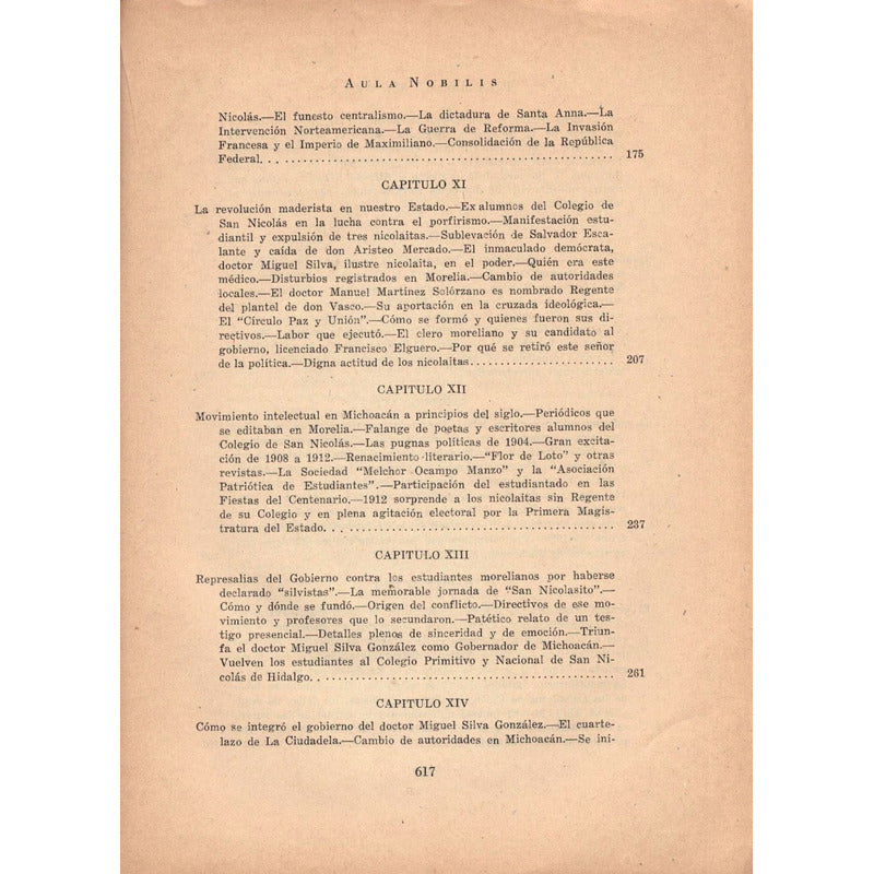 Aula Nobilis. P G Macias,_nicolaita_ed., Mexico 1940