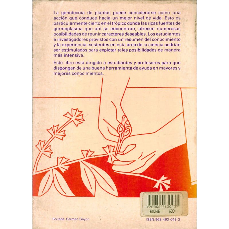 Genotecnia De Cultivos Tropicales Perennes. Mexico 1987