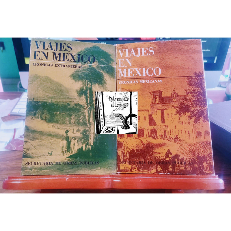 Viajes En Mexico. -2vol- Margo Glanz, Mexico 1964 {siglo 19}