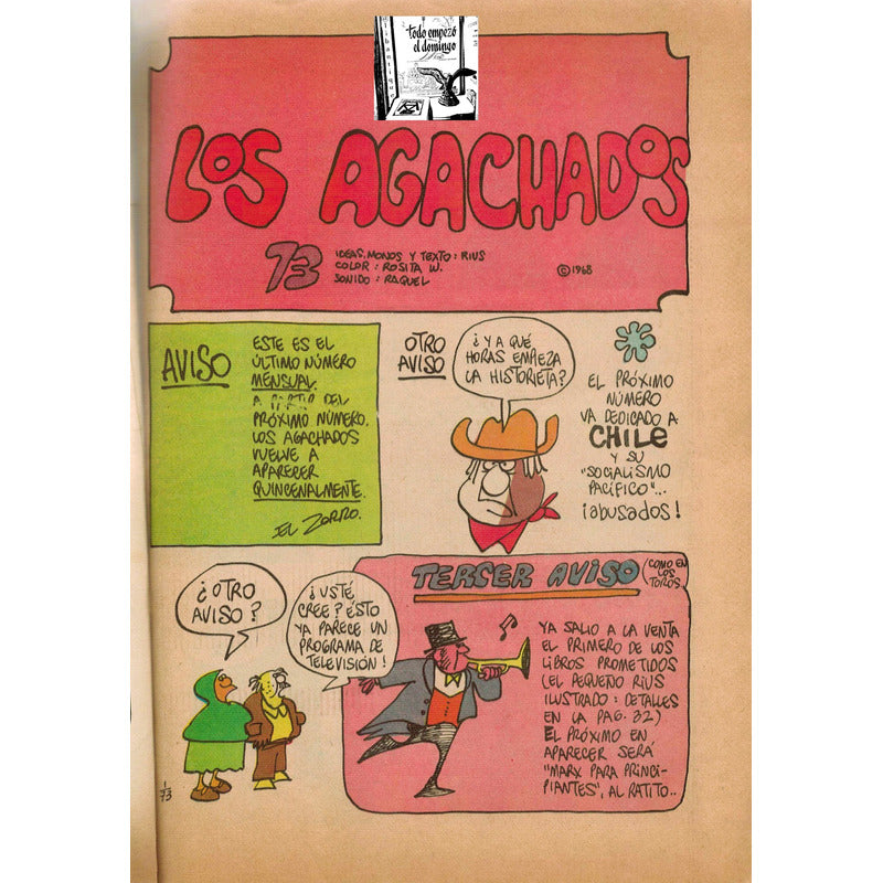 Los Agachados De Rius ( Echeverria Lleva Al Socialismo) 1971