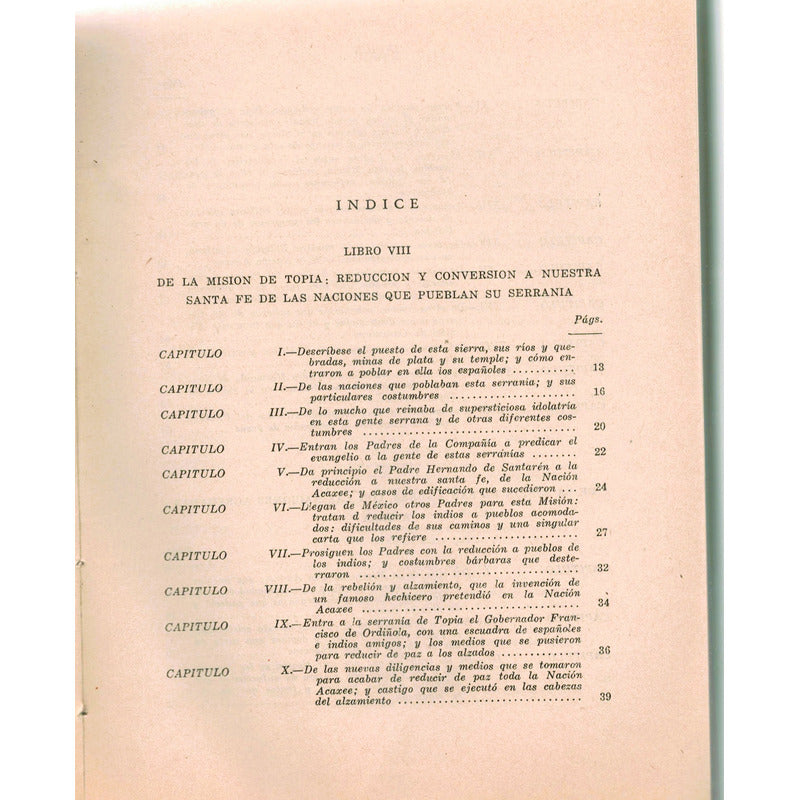 Sinaloa Y Sonora, Paginas Para Historia 3 Vol Perez De Ribas