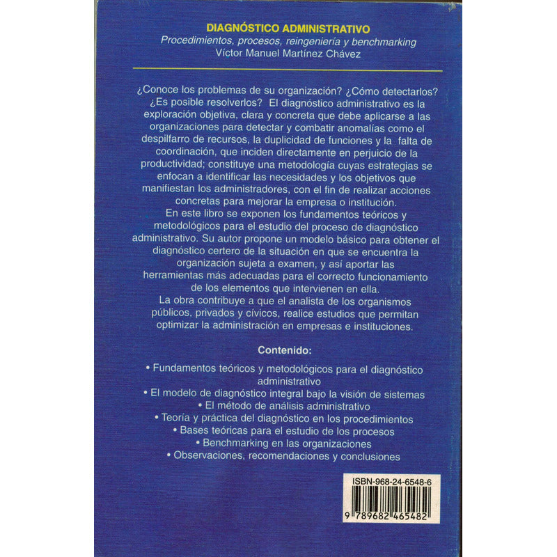 Diagnostico Administrativo. Martinez Chavez, Mexico 1999