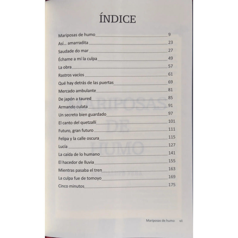 Mariposas De Humo Guadalupe Vera Y Otros Autores